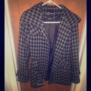Guess Black and Gray Coat